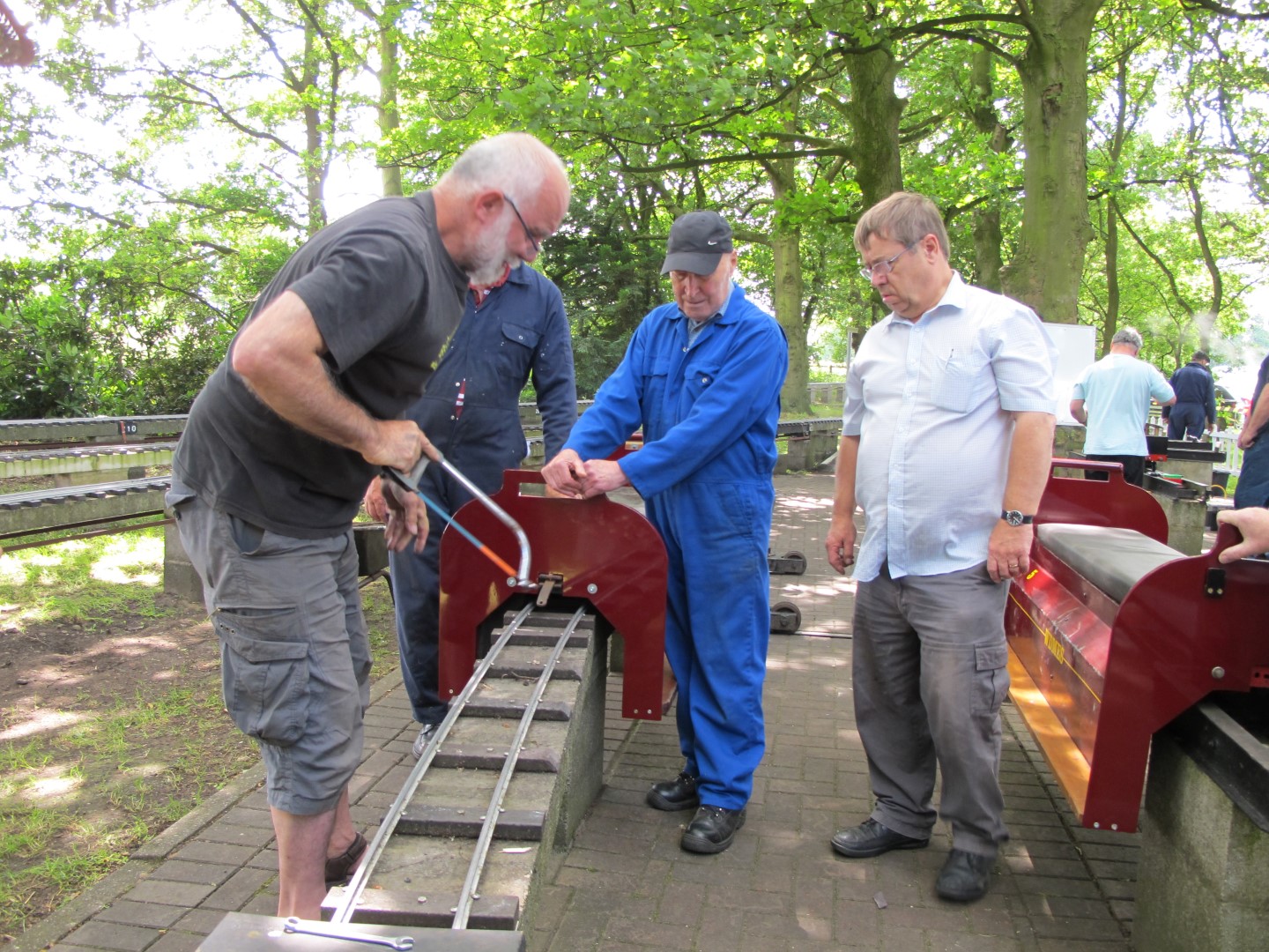 Preparation for the 2014 Cheshire Steam Fair