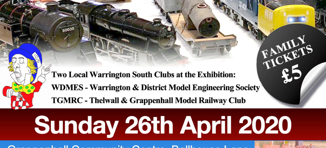 Warrington Model Engineering and Railway Exhibition 2020
